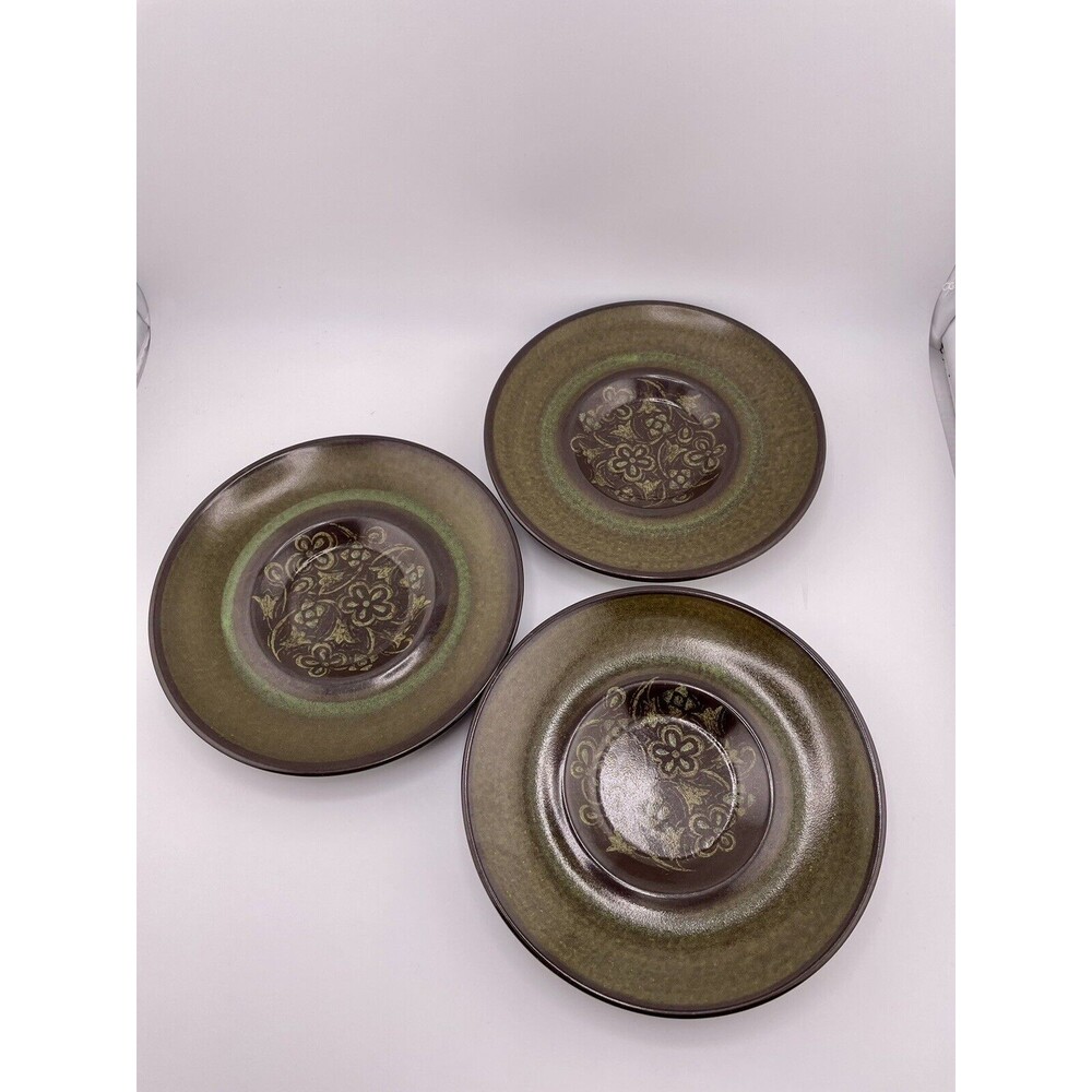 Franciscan Madeira Stoneware Saucer Plate Brown Green Floral 3 available